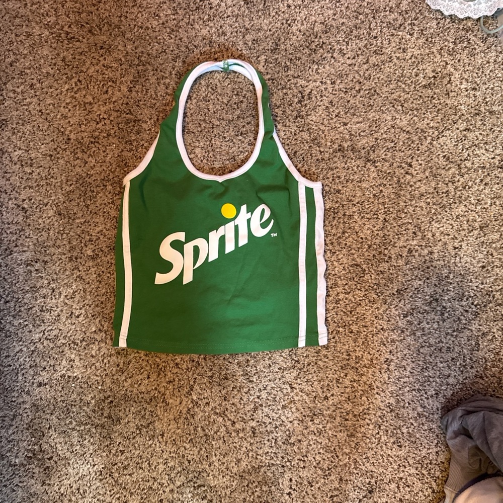 Forever 21 Green Sprite Crop Top